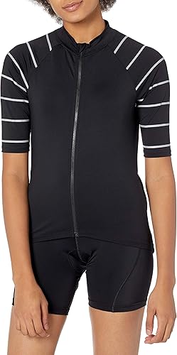 Tienda Essentials Camiseta de ciclismo de manga corta para mujer Negro, Gris Oscuro, Amarillo, Blanco