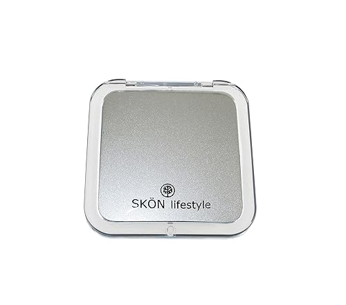 Miniatura 4 de Espejo de vidrio compacto personal Missy 10X1X - Fuerte aumento de 10X y espejo tradicional 1X, apertura completa de 180 grados, cierre magnético y