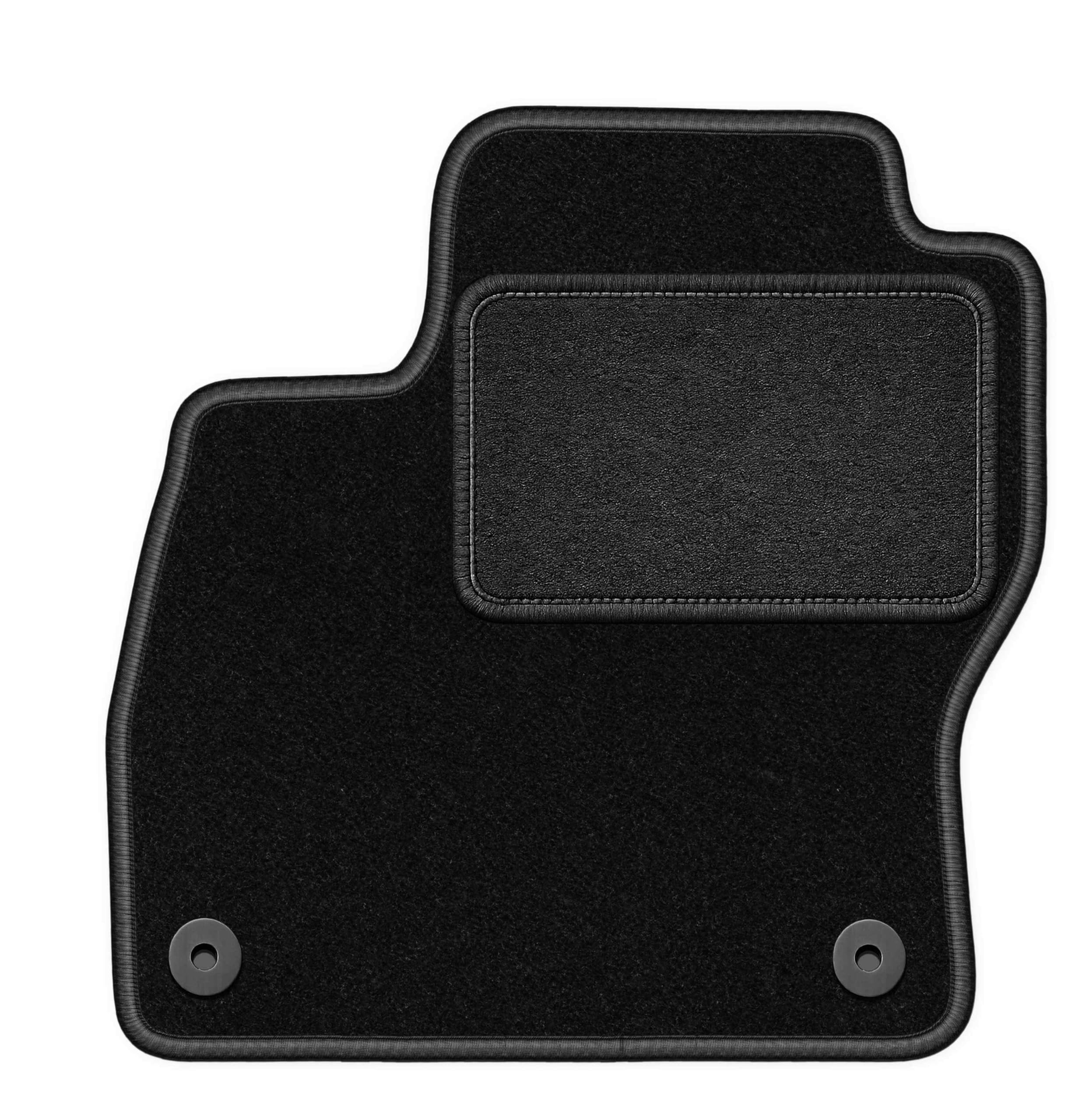 Alfombrillas de Coche de Terciopelo a Medida, compatibles con Ford Focus MK3 Hatchback, Berlina, Combi (2010-2018), Alfombrilla para el Lado del Conductor