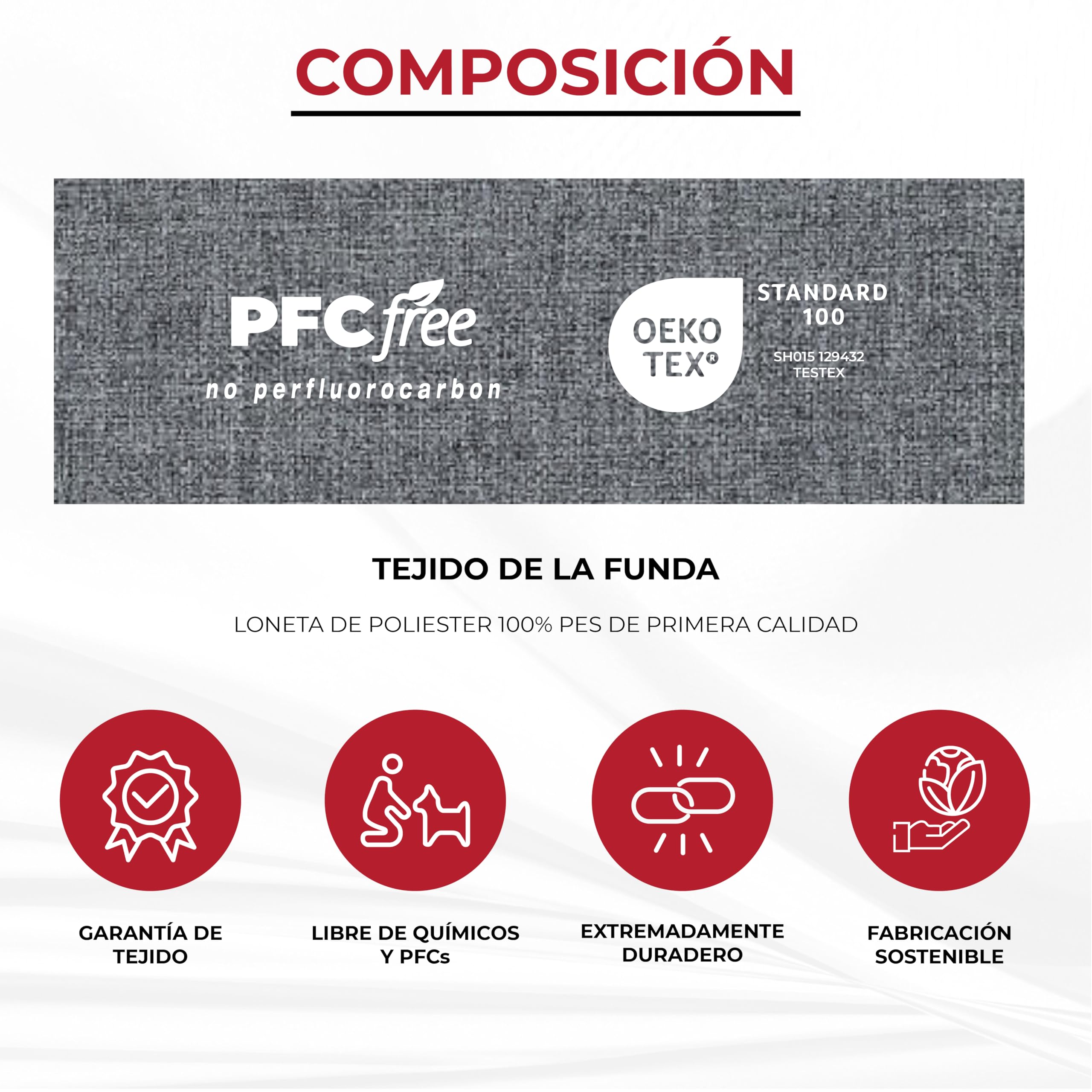 Colchón Plegable Camper para Peugeot Traveller, Citroen Jumpy SpaceTourer, Toyota Proace II (+2016) Cama Delantera Color Gris