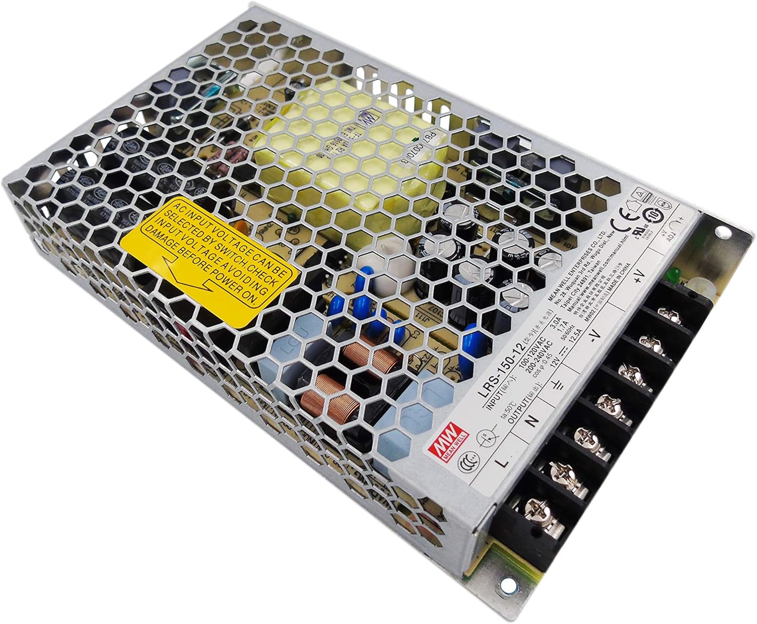 Meanwell LRS-150-12 150W 12V 12.5A LED Strip AC/DC LED Power Supply Driver