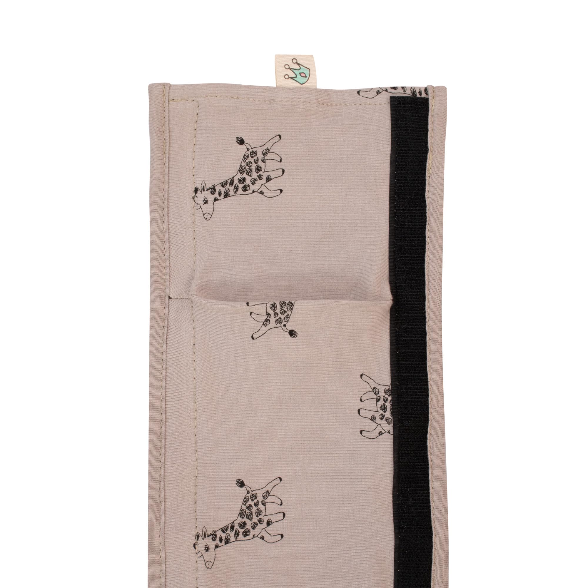 JYOKO KIDS Copri Maniglia per Passeggino, Protezione Barra Passeggino in Cotone, Giraffe Singolo