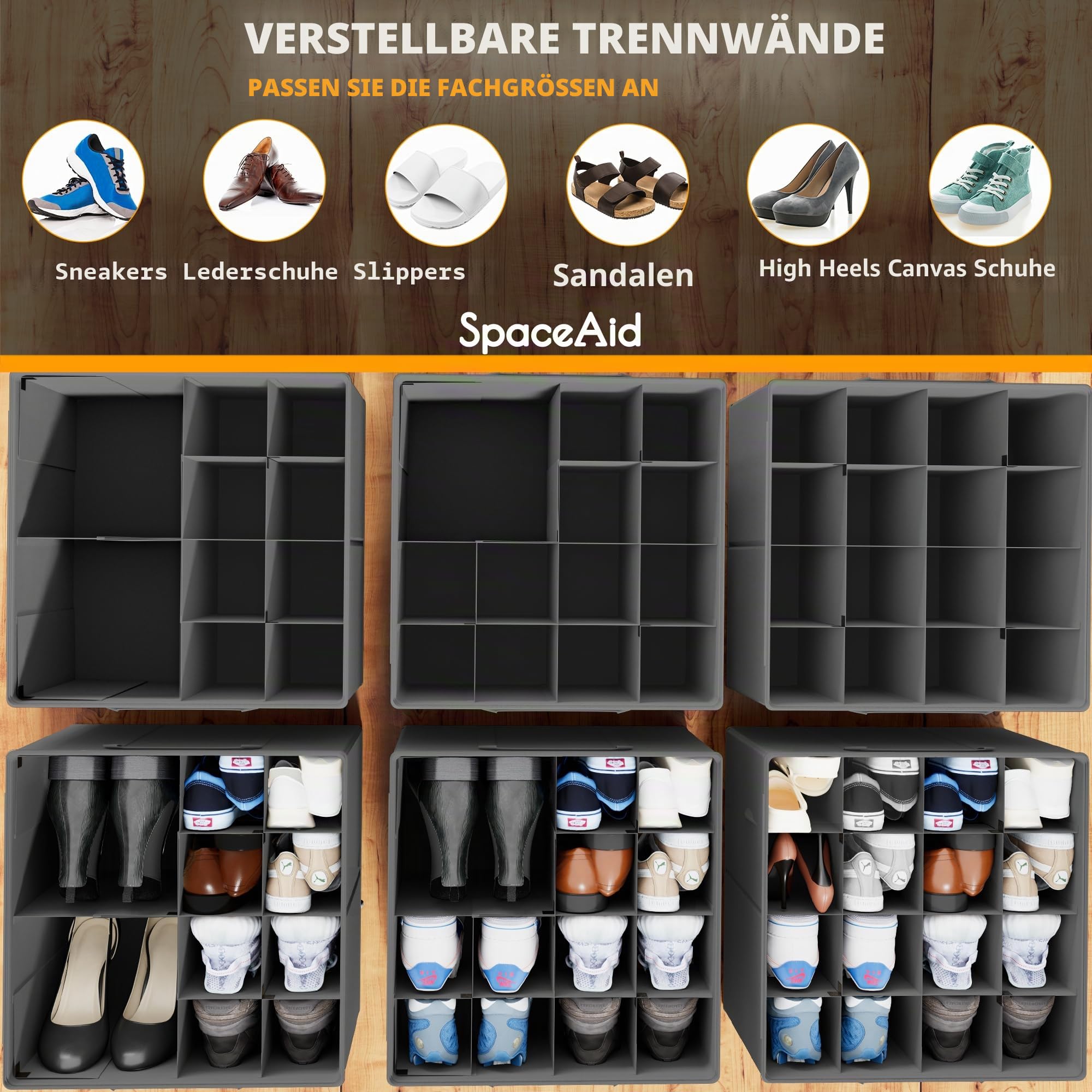 SpaceAid Schuh-Organizer für Schrank – Bild 3