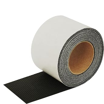 Haloera Rubber Grip Tape for Handle Anti-Slip - Heavy Duty Non-Abrasive Waterproof Tape for Indoor & Outdoor, Contact Surfaces Safer, Comfort, Noise Reduction, Customizable - Dark Grey, 2In x 10Ft