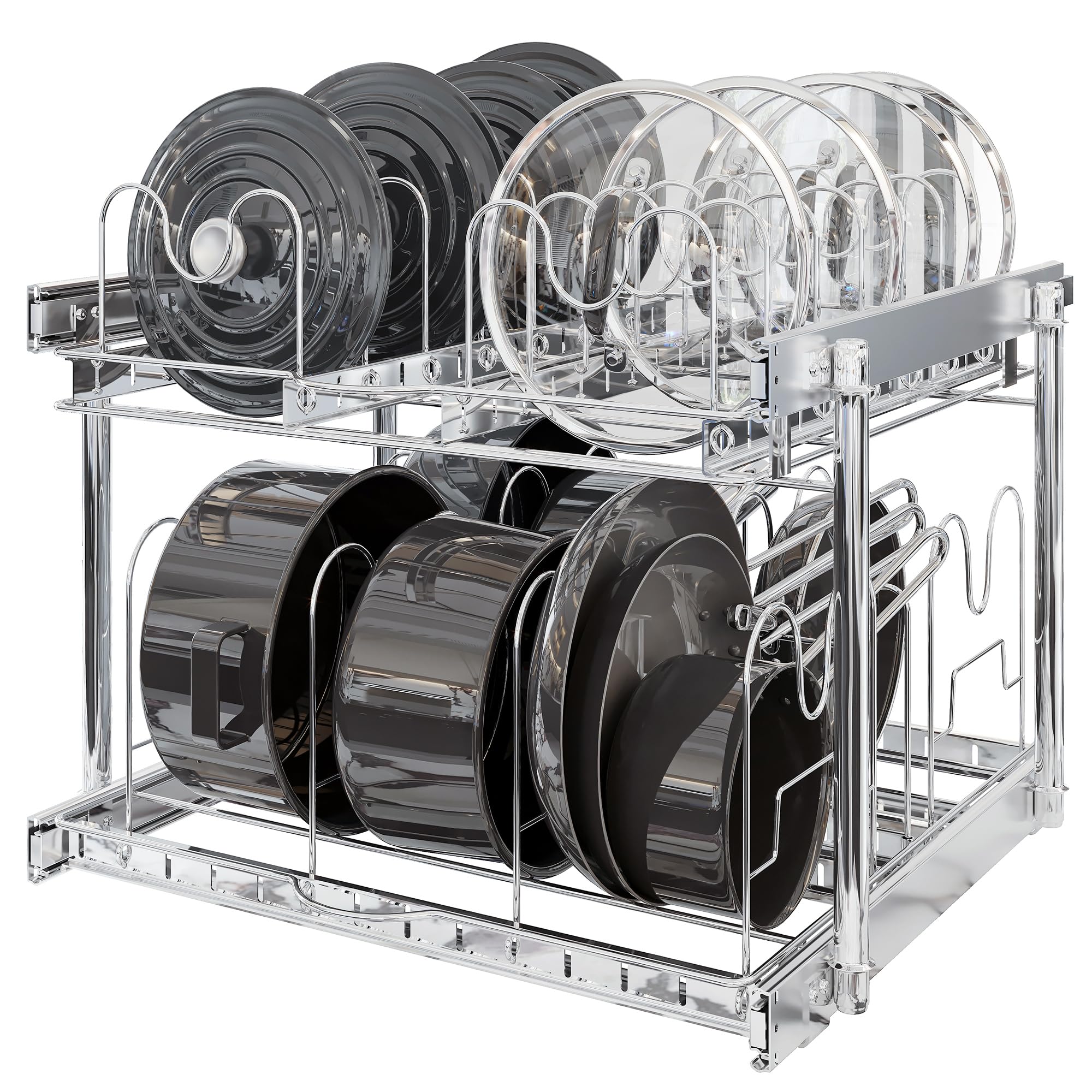  IZLIF Pull Out Sliding Cabinet Organizer