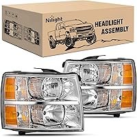 Vista 10 de Nilight Conjunto de Luz Trasera Compatible con 2007 2008 2009 2010 2011 2012 2013 2013 2014 Chevy Silverado 1500 2500HD 3500HD 2007-2013 GMC Sierra