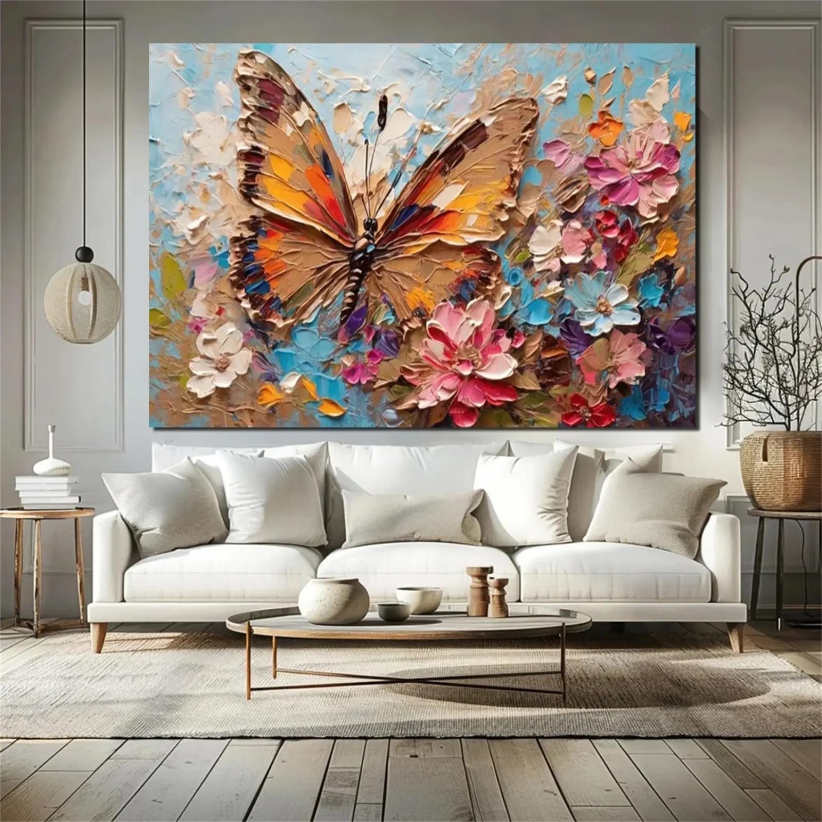 Décoration murale maison peintures sur toile abstraites 80x120 - 8
