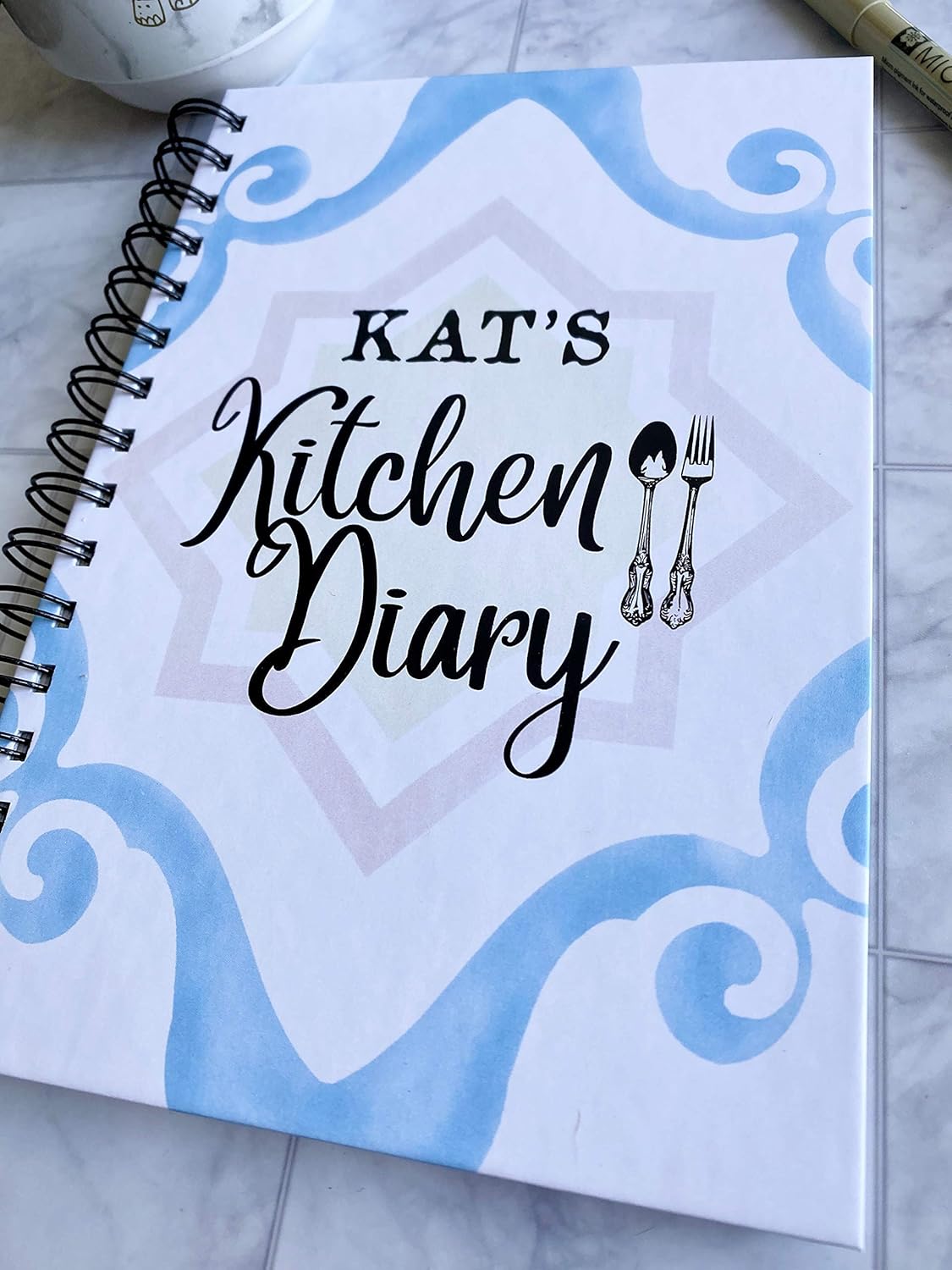 Custom Kitchen Diary - Hardcover Recipe Journal