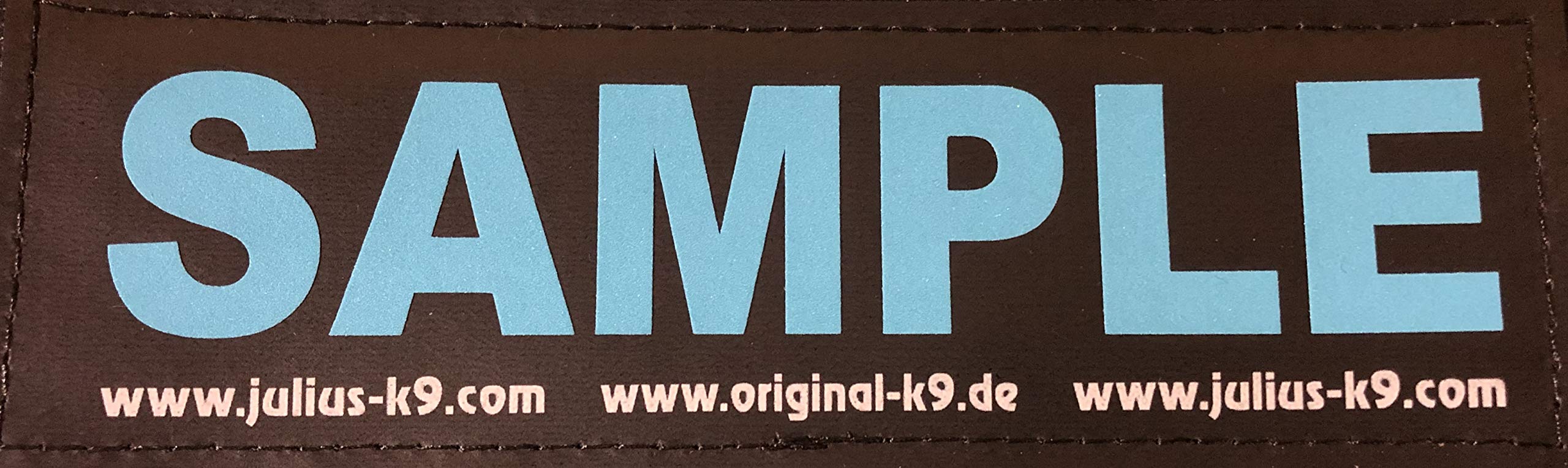 Julius-K9 Original Custom Patch with Hook and Loop Fastener, Small, Blue