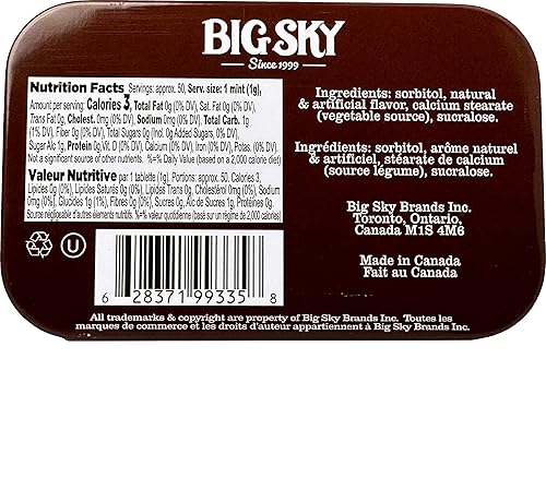 Miniatura 2 de Big Sky Mentas sin azúcar (menta chocolate)