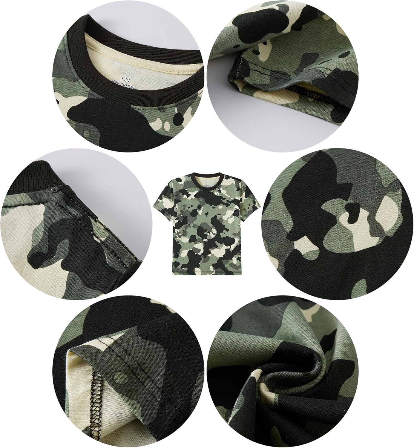 Family Feeling Boys Short Sleeve Crewneck Kids T-Shirts Top Girls Tee - Image 3