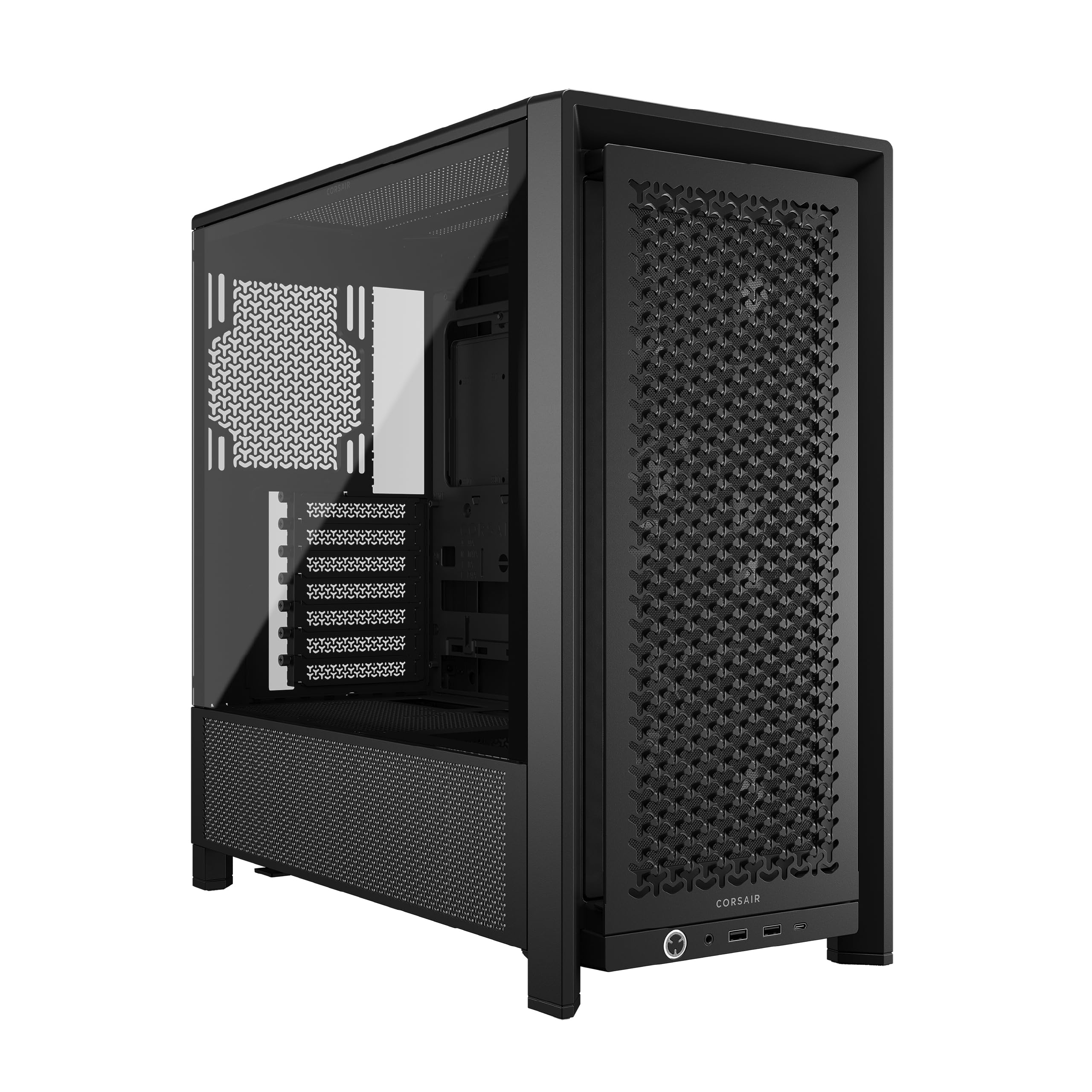 CORSAIR FRAME 4000D RS Case per PC Mid-Tower Modulare ad Alto Flusso D'aria - 3x Ventole CORSAIR RS - Sistema di Montaggio Ventole InfiniRail™ - Compatibile con Radiatori Multipli da 360 mm - Nero