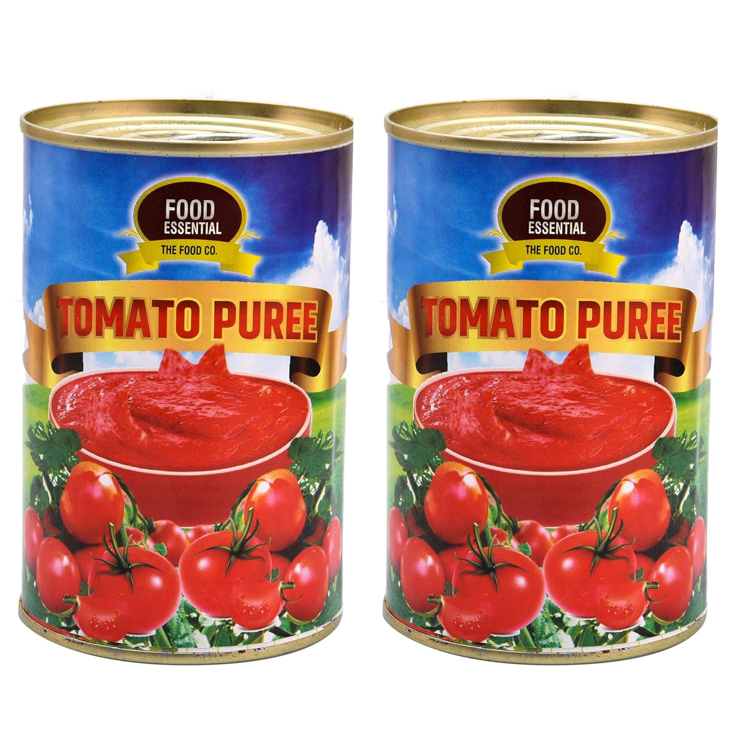 Food Essential Tomato Puree Can 800 gm.[Puree De Tomates] (Pack of 2