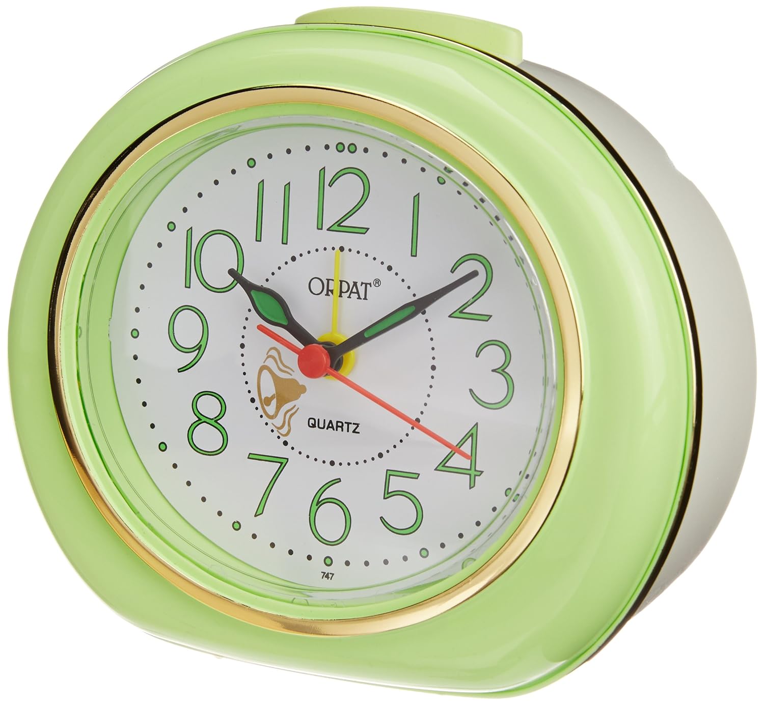 Buy Orpat Glass Bell Alarm Clock (Green, TBM747) Online at Low Prices