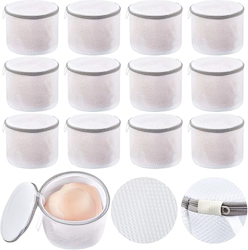 12 bolsas de lavandería de malla de panal para ropa delicada, ropa interior, brasier, bolsas de lavandería para lavadora, calcetines de lavandería,