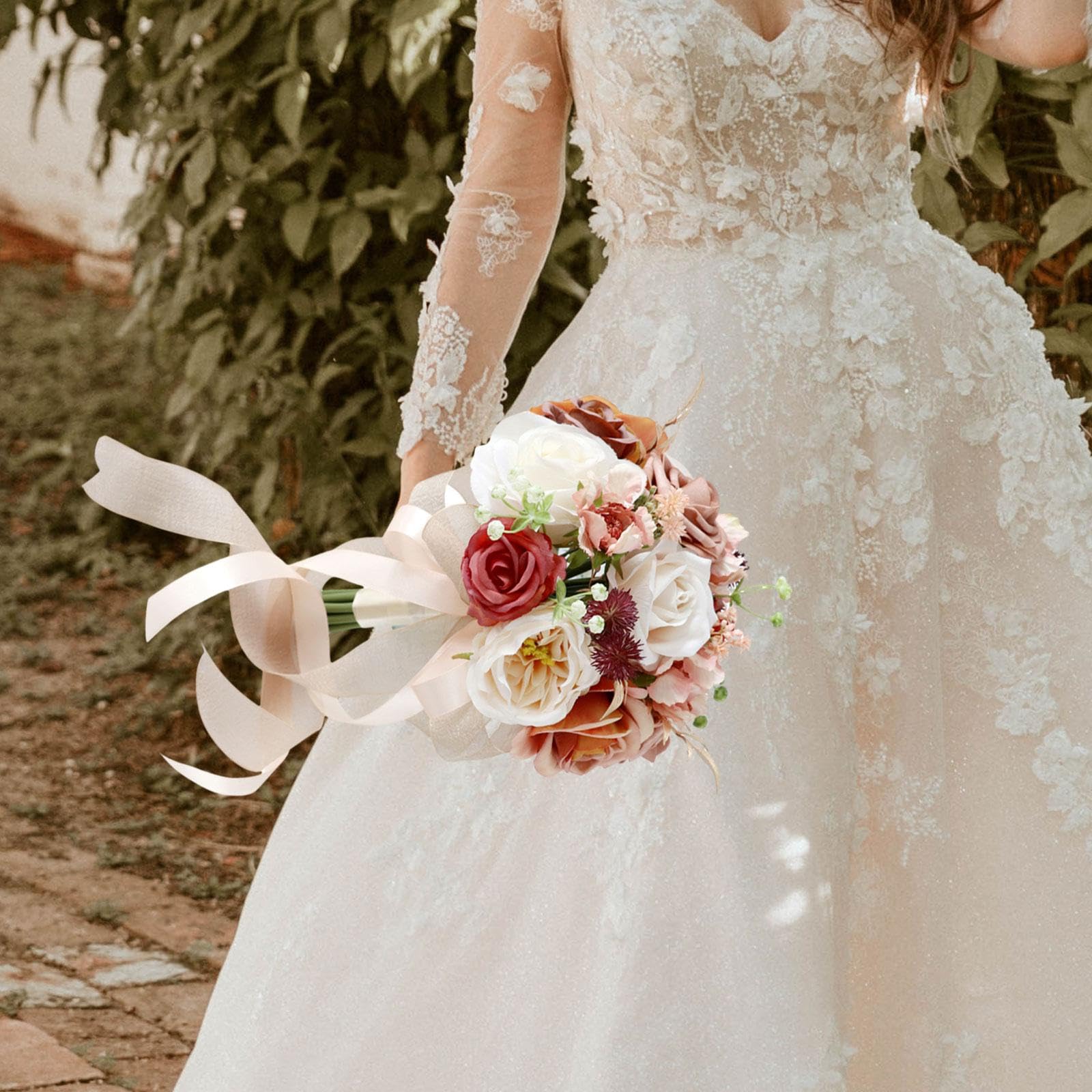 Bouquet Da Sposa, Decorazione per La Casa, Artificiale Finto per La Sposa, Le Damigelle, La Cerimonia di, Il Ringraziament, Style D