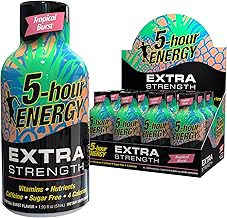 5-hour ENERGY shot, Extra Strength, Tropical Burst, 1.93 Ounce, 12 Count