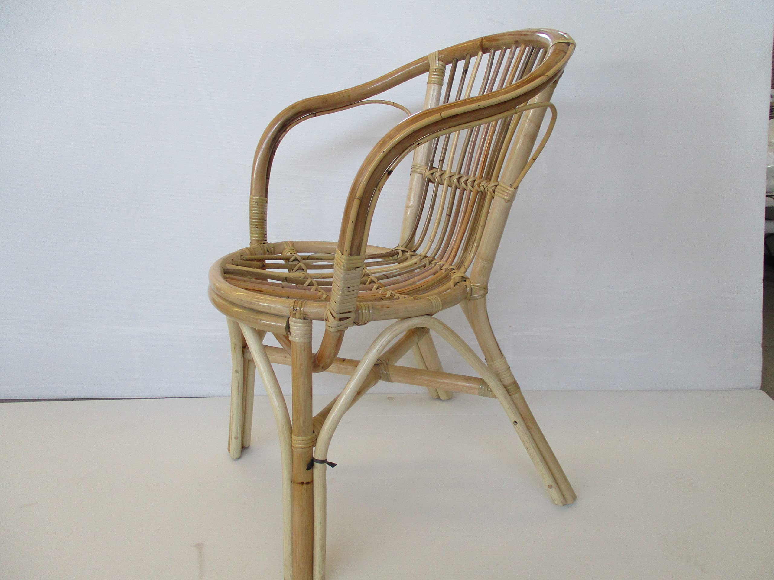 poltrona vimini rattan per interno ed esterno giardino patio ristorante