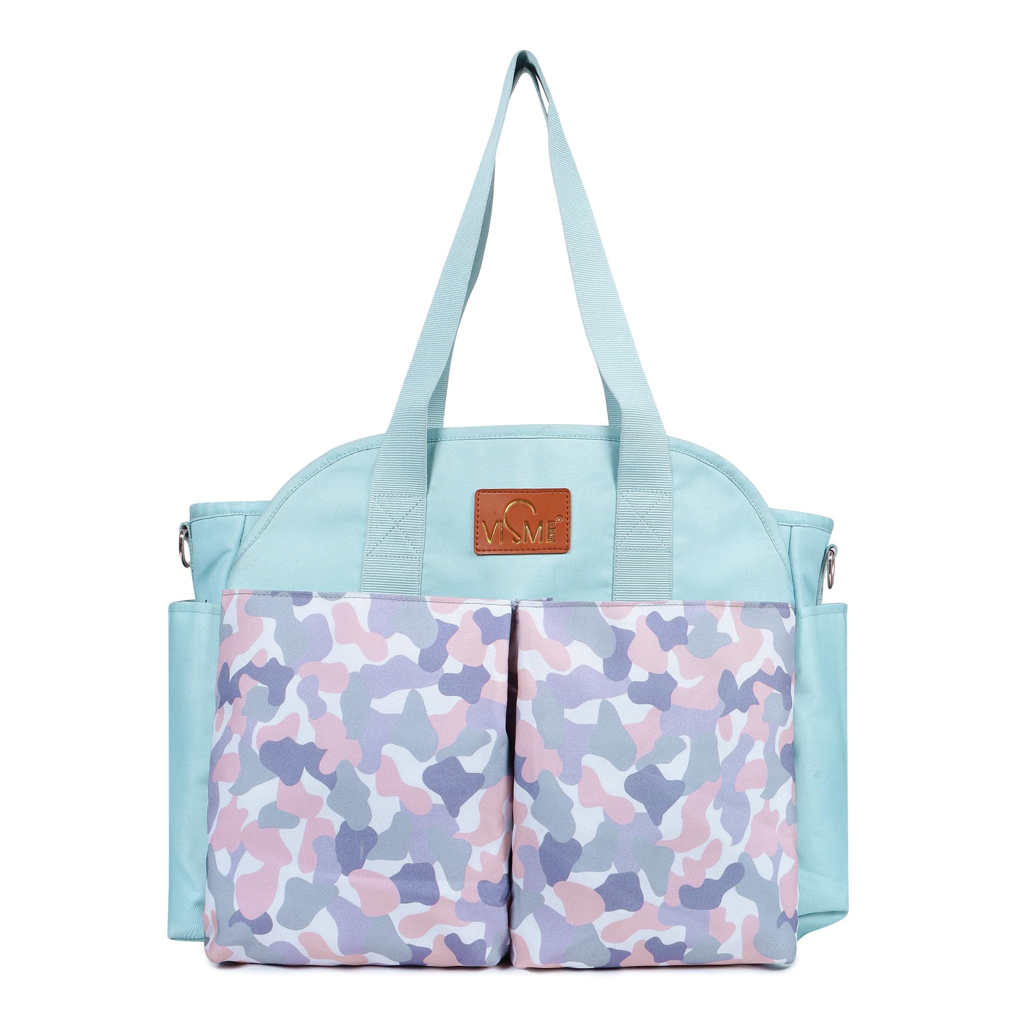 VISMIINTREND Tote Shoulder Diaper Bags for Mothers for New Born Baby Boy and Girl Products Carry & Travel | Mother Handbag, Maternity, Hospital | Gifts for Mom to be | Customized | Large-image-9