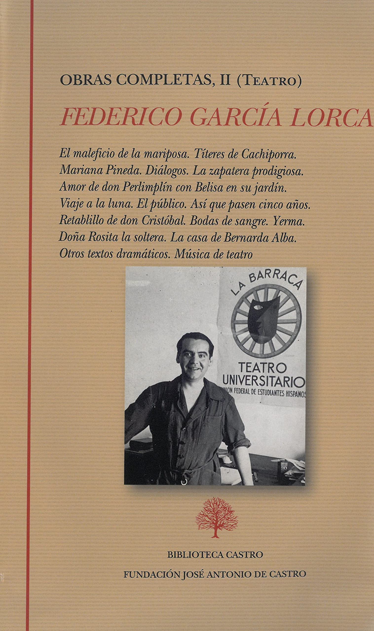 Federico García Lorca II. Teatro: 262 (Biblioteca Castro)