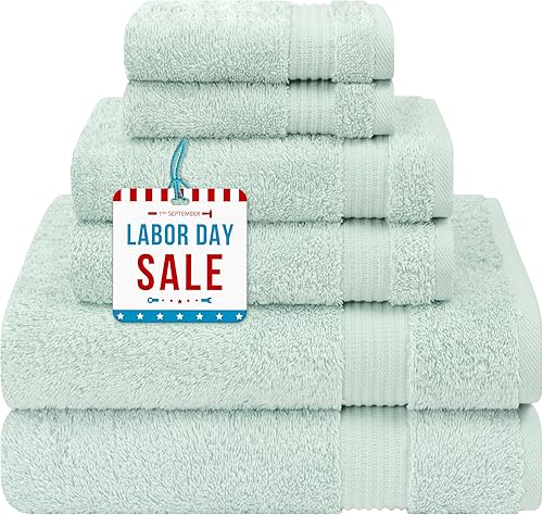 Miniatura 123 de Cotton Paradise - Juego de 4 toallas de mano para el baño de 100% algodón turco, suaves y absorbentes, color beige