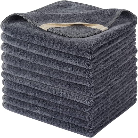 Sinland Microfiber Facial Cloths Fast Drying Washcloth 12 inch x 12