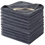 SINLAND Microfiber Facial Cloths Fast Drying Washcloth 12inch x 12inch Absorbent Face Wash Cloth Soft Makeup Remover Cloths