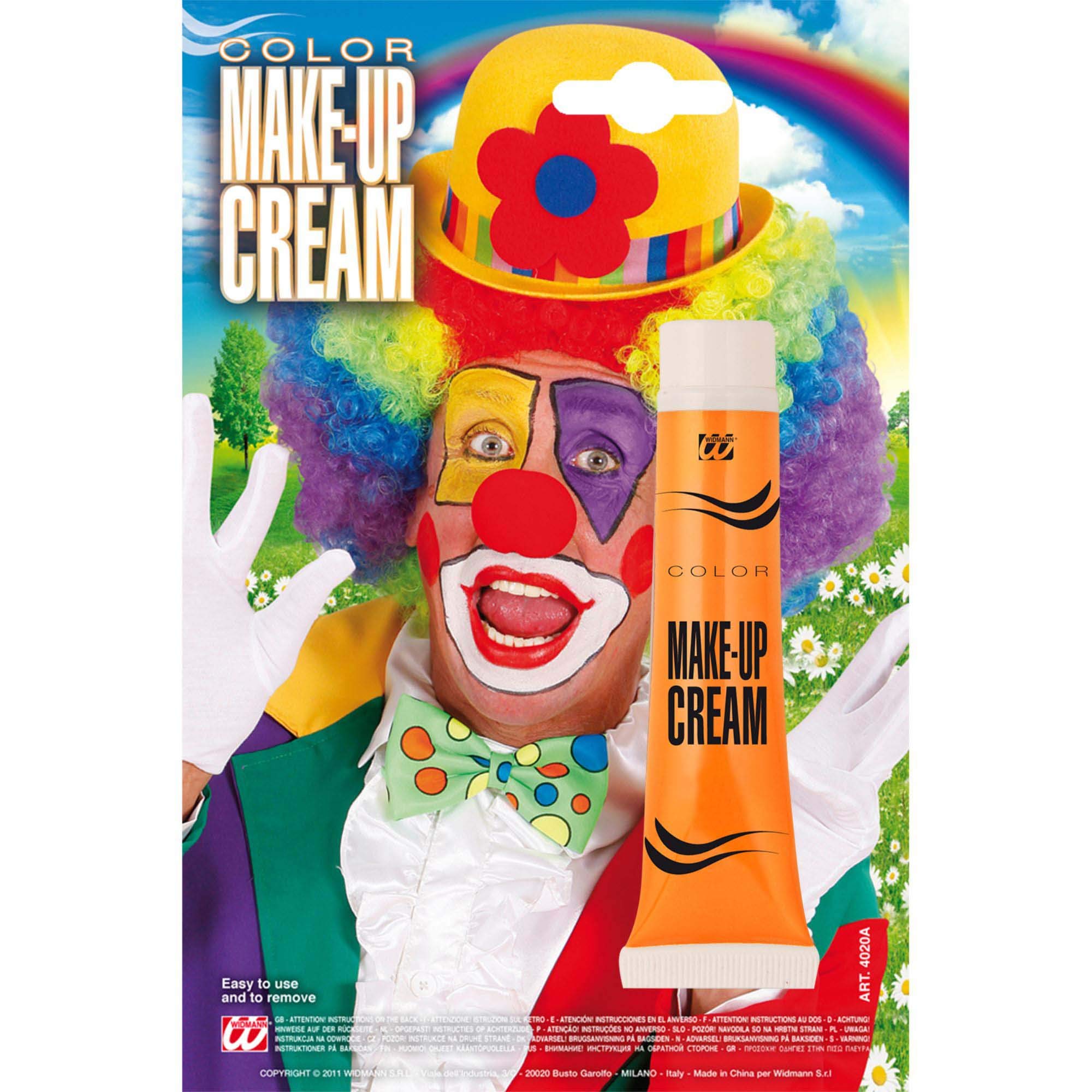 W WIDMANN MILANO Party Fashion - Trucchi teatrali in tubetto, 28 ml, Trucchi, Feste a tema, Carnevale, Halloween