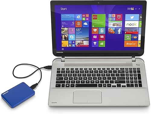 Miniatura 10 de Toshiba Canvio - Disco duro externo portátil (USB 3.0), Azul