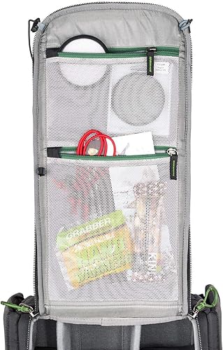 Miniatura 4 de MindShift Gear BackLight Mochila de 26 L para DSLR, de 4 a 6 lentes, flash, laptop de 15 pulgadas y tablet de tamaño completo, color verde bosque