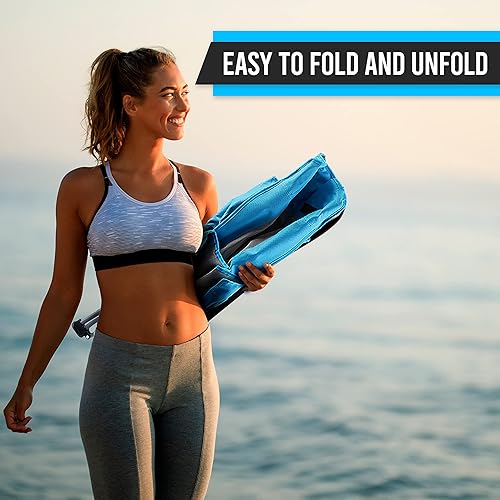 Miniatura 8 de Nice C Silla de playa, sillas de playa para adultos, paquete de 2 con enfriador compacto de respaldo alto, portavasos y bolsa de transporte y