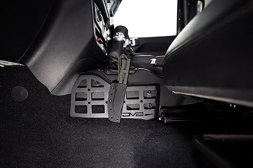Miniatura 2 de Paneles Molle de consola central para Jeep Wrangler 2018-2024 y Jeep Gladiator 2020-2024 | Soporte para bolsas, kits médicos, herramientas, fundas y