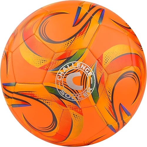 American Challenge Kreis - Balón de fútbol  Tamaños 5, 4 y 3  Balón de fútbol de entrenamiento para jóvenes y adultos para práctica, juegos y campos