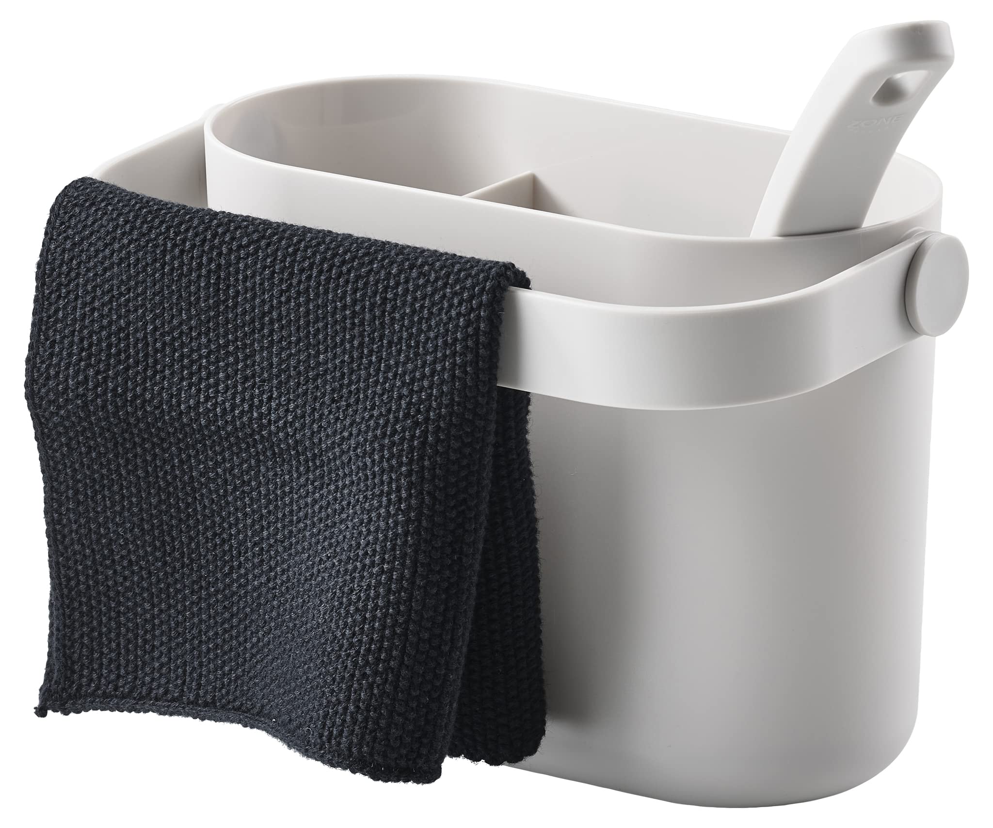 ZONE DENMARK Set Vaisselle Circular, 22 x 12,5 x 14,8 cm, Gris Chaud
