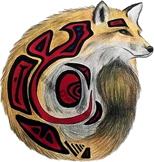 Fox Art | Spirit Animal Print | Wildlife Artwork by Canadian Artist | Contemporary Fine Art | Signed Print