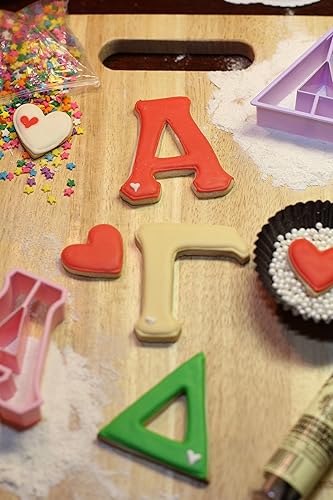 Miniatura 8 de Cortador de galletas con forma de letra del alfabeto griego, 3 pulgadas de largo, gran regalo, hermana mayor/hermana menor, recaudación de fondos,