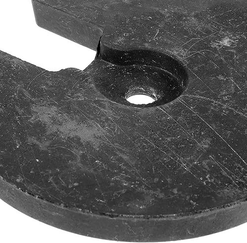 Miniatura 8 de GANAZONO Base de lámpara de mesa redonda DIY Display Base de la lámpara de luz Partes de luz Peso para mesita de noche de noche Soporte de luz de