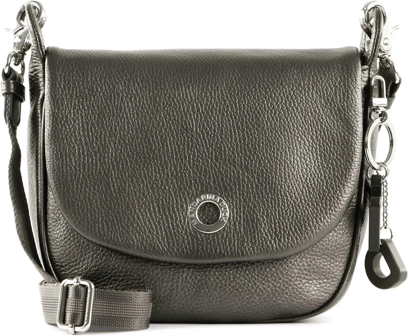 Mandarina Duck Women's Md 20 Lux Handbag Shoulder Bag, Graphite, graphitegray, 22.5x20x11 (L x H x W)