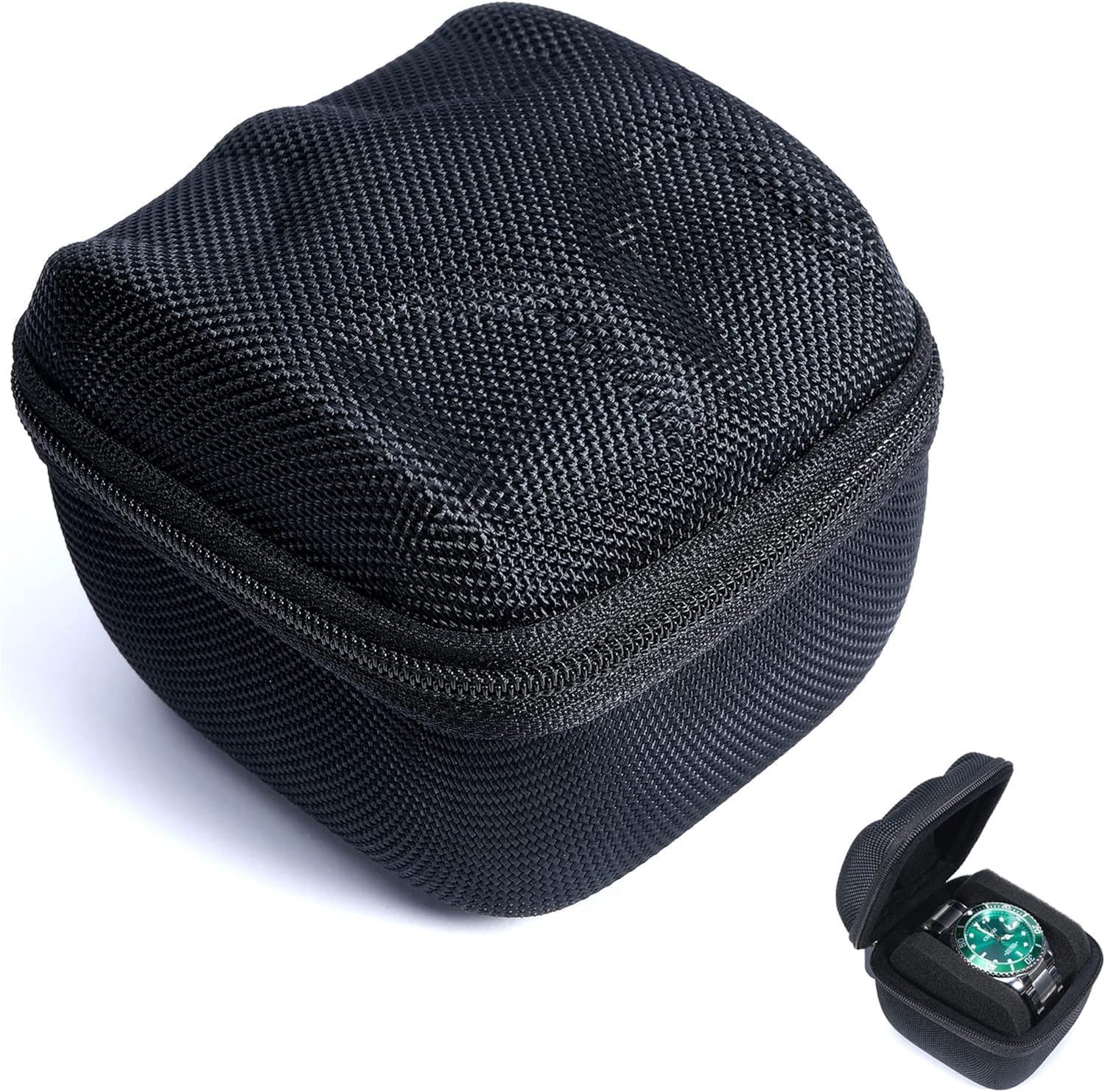 – Watch Travel Roll Case, Hard Men'S Holder For And Storage, Storage Box Organizer, With Carry Handle, Shock-Proof,Smash-Proof Protector