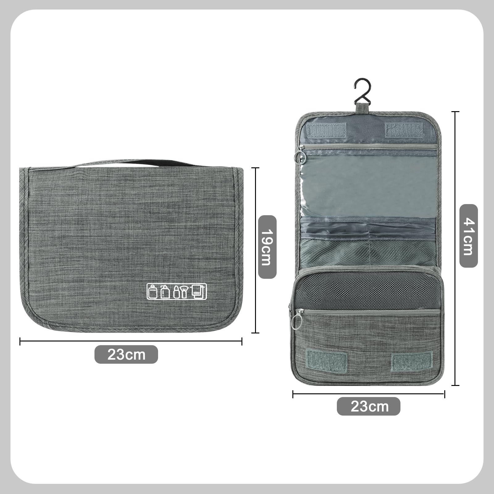 Beauty Case da Viaggio Donna Pochette Borsa da Trucco Pochette Trucchi Trousse Borsa da Trucc Astuccio da Toilette Piccola