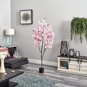 Nearly Natural 6ft. Cherry Blossom Artificial Tree