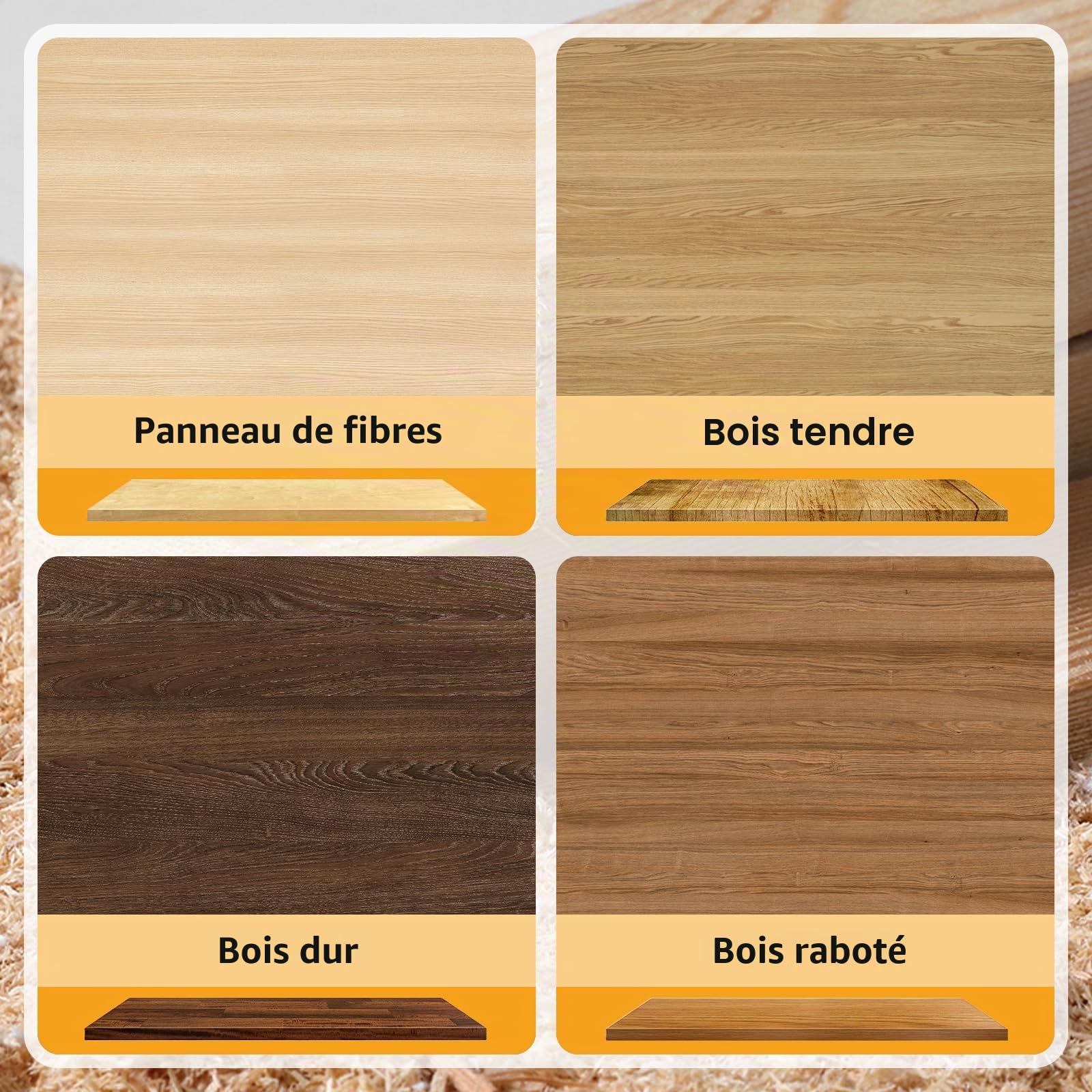 Mèches à Bois 5 pcs Set. Fraise Bois pour Ø 15/20/25/30/35 mm, Mèche Forstner Longueur 90 mm, Forets Forstner