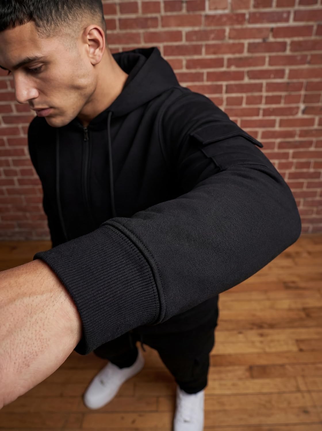 Men’s 2-Piece Jogger Sweatsuit - 450GSM Winter Fleece with Utility Pockets