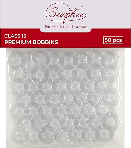 Miniatura 6 de Sewphee 12 bobinas para máquinas de coser Kenmore  Se adapta a máquinas de coser Singer Brother Babylock y JANOME nuevo hogar 2518P clase 15