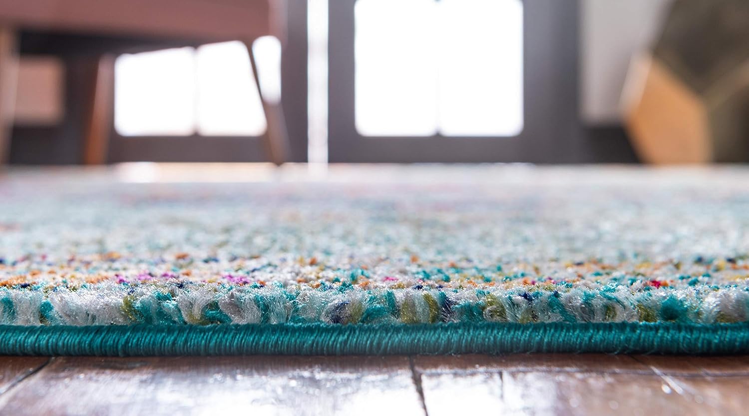 Unique Loom Penrose Collection Area Rug - Alexis (2'x 3' 1" Rectangle, Green/ Beige)