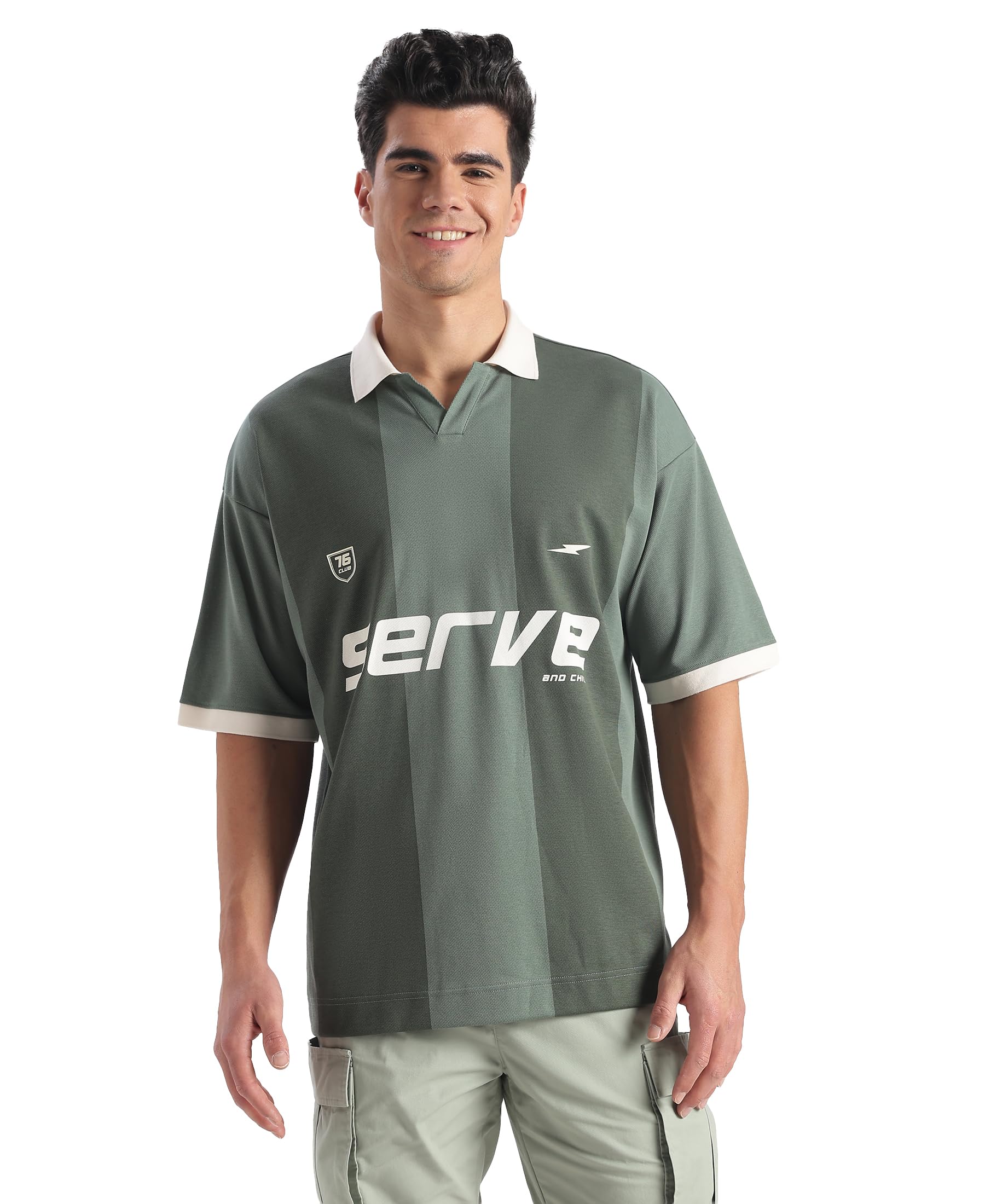 jockey Groove MZ34 Men Super Combed Cotton Rich Mesh Fabric Oversized Polo T-Shirt with Breathable Mesh-picture-54