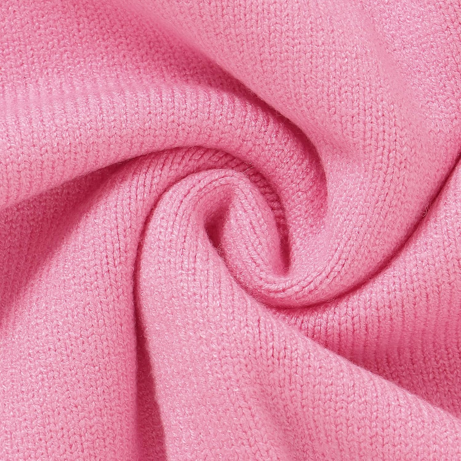 Girls Cute Bow Knitted Open Front Cardigan Button Up Oversized Sweater Outerwear - Image 6