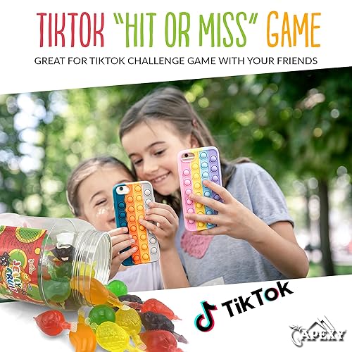 Miniatura 3 de Apexy Jelly Fruit, Tiktok Candy Trend Items, Tik Tok Hit or Miss Challenge, jalea en forma de fruta surtida, fresa, mango, manzana, piña, uva. 9.87