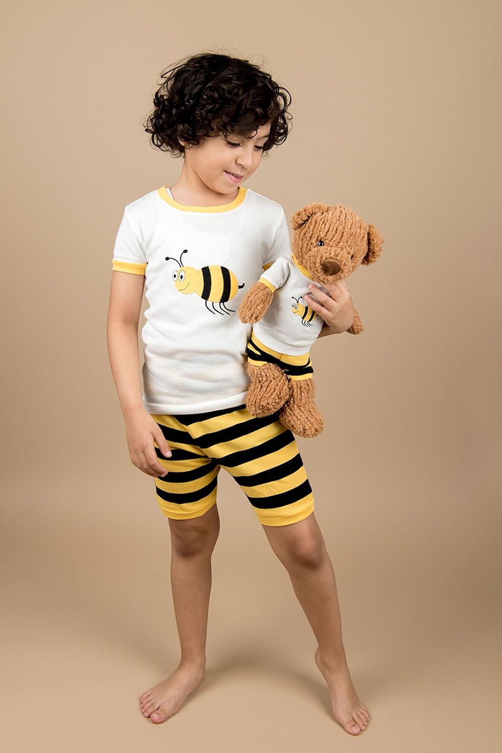 Leveret Shorts Kids & Toddler Pajamas Matching Doll & Girls Pajamas 100% Cotton Owl Pjs Set (2-10 Years) *Fits American Girl - Image 3