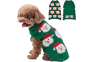 LUBOT New Ugly Christmas Sweater for Puppy Cute Funny Wintertime and Holiday...